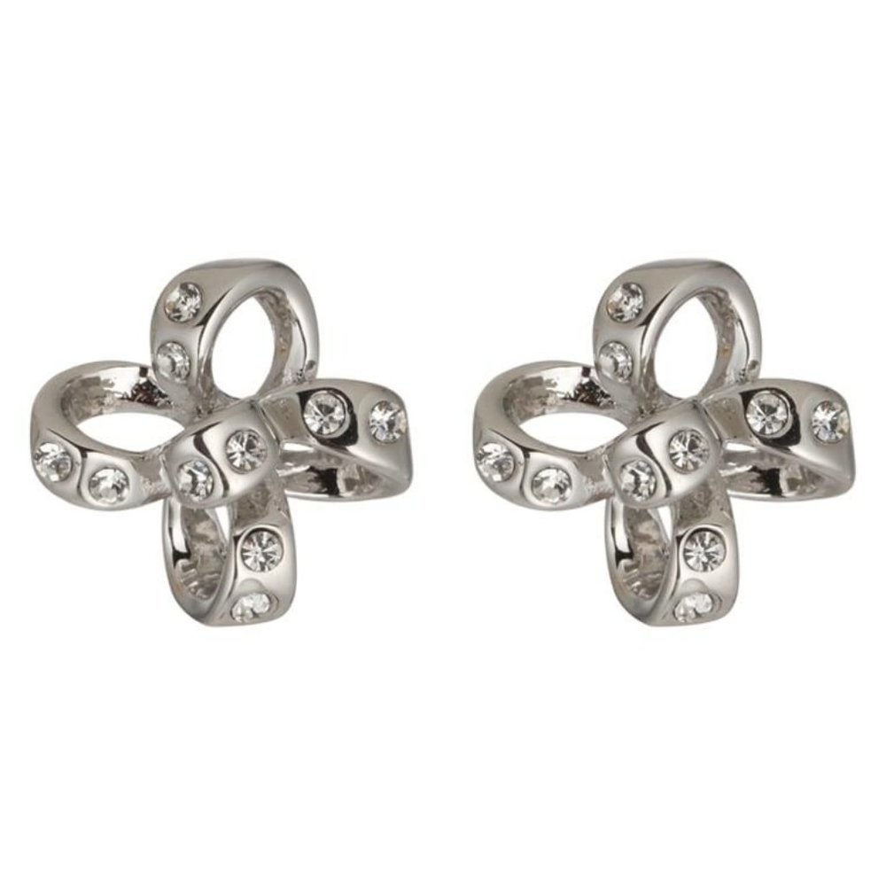 NWT! Kate Spade Silver Plated Earrings - Picture 3 of 6